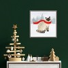 16" x 16" Christmas Cats and Dogs III by Victoria Borges Framed Canvas Wall Art - Amanti Art: Modern Lithograph, Polystyrene Frame - 4 of 4