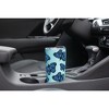Elanze Designs 20 oz Stainless Steel On the Go Insulated Travel Tumbler With Push Top Lid, Vibrant Blue Monarch Butterfly Pattern Sky Blue - 3 of 4