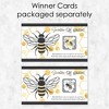 Big Dot of Happiness Little Bumblebee - Bee Baby Shower or Birthday Party Game Scratch Off Cards - 22 Count - image 3 of 4