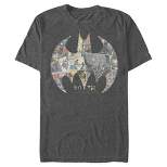 Men's Batman Shield Logo Comic 80th Anniversary T-Shirt