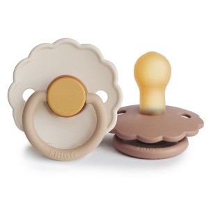 FRIGG Daisy Natural Rubber Pacifier 2-Pack - 1 of 4
