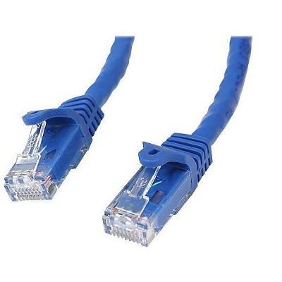 StarTech N6PATCH50BL Cat6 Patch Cable with Snagless RJ45 Connectors 50ft Blue