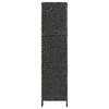 vidaXL 4-Panel Room Divider Black 60.6"x63"  Water Hyacinth - 4 of 4