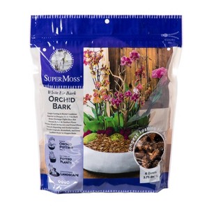 SuperMoss Orchid Repotting Bark 3lbs Topsoil: Ideal for Patio Gardening, Soil Enrichment for Ferns & Orchids - 1 of 4