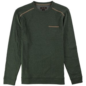 Tasso Elba Mens Faux-Suede Trim Basic T-Shirt - 1 of 1