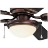 52" Casa Vieja Marina Breeze Industrial Rustic Farmhouse Indoor Outdoor Ceiling Fan with LED Light Oil Brushed Bronze Wet Rated for Patio Exterior - 3 of 4