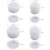 JDICTION 4PCS Cup Shape Silicone Mold Set for Candle Jars, Resin Storage Bowls, Concrete Flower Pots & Jewelry Box, DIY Epoxy Casting Molds - 3 of 4