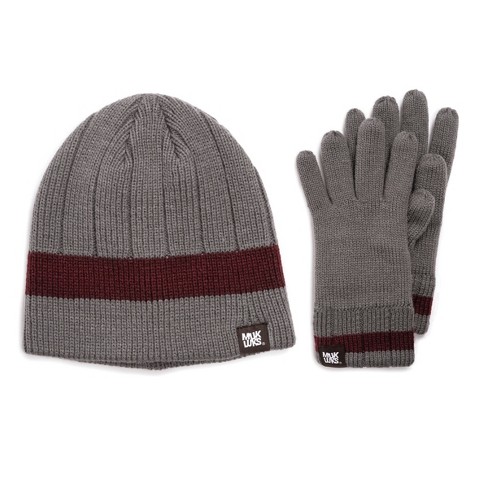 Women Winter Beanie Hat, Infinity Scarf, And Screen Friendly Gloves Set,  Cold Weather Snow Gear For Adults - Gray : Target