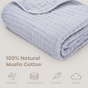 Baby Muslin Blanket, Large 40" X 40" By Comfy Cubs - 3 of 4