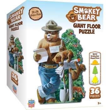MasterPieces Kids Jigsaw Puzzle - 36 Piece Smokey Bear Jumbo Floor Puzzle