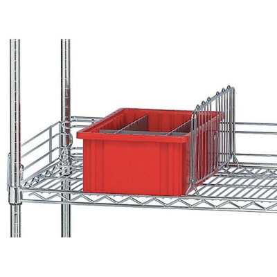 Quantum Storage Systems Back Ledge, 48"W X 4"H, 304 Stainless Steel