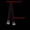 Allegra K Women's Clear Bra Straps Replacement Invisible Shoulder Straps 3 Pairs - 3 of 4