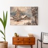 Creative Products Snowy Christmas House 36 x 24 Canvas Wall Art - 4 of 4