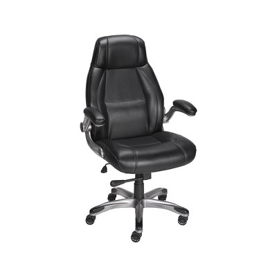 Staples Torrent Bonded Leather Managers Chair Black 923571