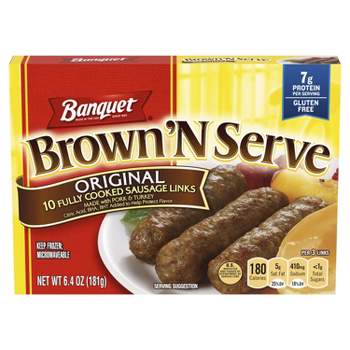Banquet Frozen Brown'N Serve Frozen Original Links - 6.4oz