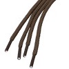 Elerevyo Thick Solid Colors Round Leather Shoes Boots Shoelaces 2 Pairs - 3 of 4