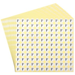 Unique Bargains Scrapbooking Crafts Round Self-Adhesive Alphabet Letter Stickers 15 Pcs - 1 of 4