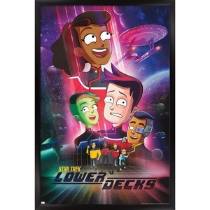 Trends International Star Trek: Lower Decks - Key Art Framed Wall Poster Prints - 1 of 4