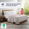 Kickoff 300 Thread Count 100% Organic Bamboo Viscose Flat Sheet Only, Extra Wide, Cooling & Breathable, Double Stitching, Bedding Sheet - 4 of 4