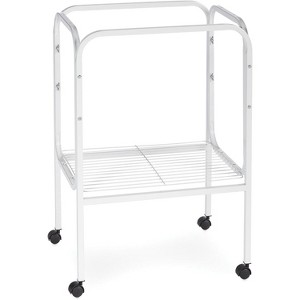 Prevue Pet Products Bird Cage Stand with Shelf (White) - 1 of 2