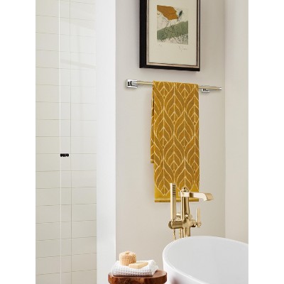 24 Inch Polished Nickel Golden Champagne Wall Mounted Towel Bar