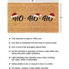 RugSmith Red Machine Tufted Ho Ho Ho Doormat - 3 of 4