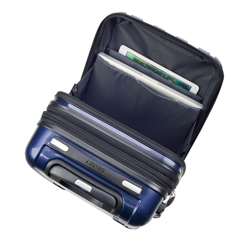 DELSEY Paris Aero Hardside Carry On Spinner Suitcase - Blue, 5 of 12