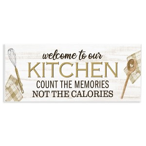 Stupell Industries Count Memories Not Calories, 7" x 17" - 1 of 4