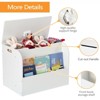 ODK FairOnly Wooden Toy Box with Front Bookshelf and Safety Hinges,Storage Organizer for Boys and Girls Playroom - 3 of 4