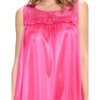 Casual Nights Women's Tricot Sheer Lace Sleeveless Nightgown - 4 of 4
