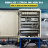 VEVOR NEMA Enclosure, 20x16x8in, NEMA 4X Fiberglass Steel Electrical Box, IP66 Waterproof & Dustproof , with Mounting Plate(50x40x20cm)),Light Gray - 3 of 4