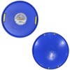Toynk Super Saucer 28-Inch Round Snow Sled with Handles | Blue | Manufactured here in the USA - 3 of 3