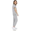 MediChic Womens 8-Pocket Scrubs Set- Mock Neck with 4-Pocket Jogger Scrub Pants - 4 of 4