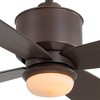 52" Minka Aire Industrial Indoor Outdoor Ceiling Fan with LED Light Remote Control Oil Rubbed Bronze Opal Glass Wet Rated Patio - 3 of 4