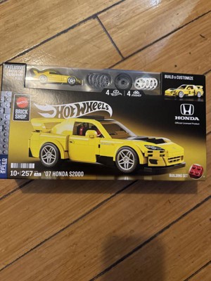 Mattel Brick Shop Hot Wheels '07 Honda S2000 Building Toy Kit