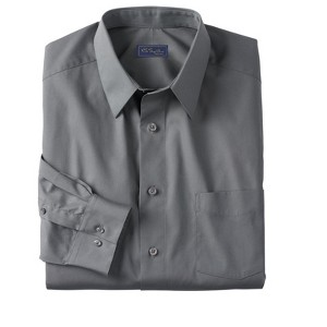 KingSize Men's Big & Tall Tall Wrinkle-Free Long-Sleeve Dress Shirt Big - 1 of 4