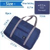 Hachikiko Foldable Travel Duffel Bag,Water Resistant Spirit Airlines Personal Item Tote,Lightweight Nylon Overnight Luggage - 3 of 4