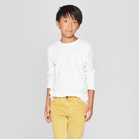 White long best sale sleeve shirt kids