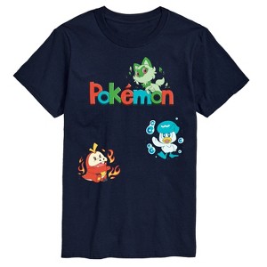 Men's - Pokémon - Gen 9 Starters Short Sleeve Graphic T-Shirt - 1 of 4