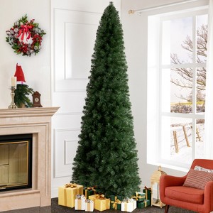 Home Imports Emporium 7.5ft Slim Christmas Tree with Lights, Christmas Tree Prelit with 1102 Branch Tips, 350 Warm Lights, Aritificial Christmas Tree - 1 of 4