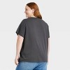 Women's Wyoming Short Sleeve Graphic T-Shirt - Charcoal Gray XS