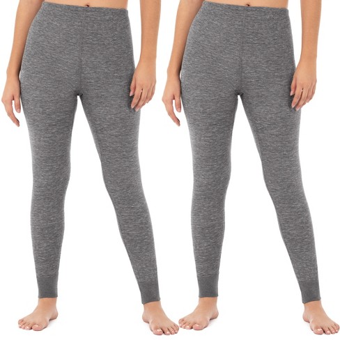 Fruit Of The Loom Women's And Plus Long Underwear Waffle Thermal Tops,  2-pack : Target