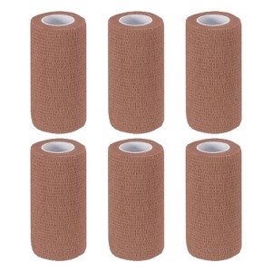 Unique Bargains Self-Adhesive Elastic Breathable Athletic Tapes 6 Rolls - 1 of 4