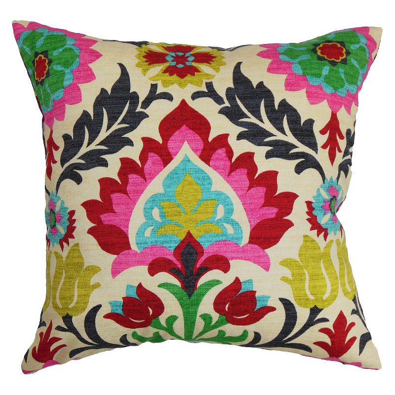 Pink Boho Throw Pillow - The Pillow Collection, 1 of 4