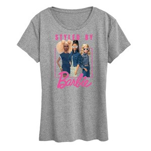 Women's - Barbie - Styled By Barbie Short Sleeve Graphic T-Shirt - 1 of 4