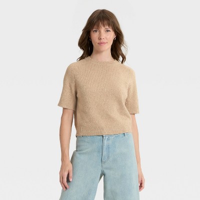Women's Short Sleeve Crewneck Pullover Sweater - Universal Thread™