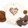 Simply Sage Market Women's Fall Heart Collage Short Sleeve Garment Dyed Tee - 2 of 2