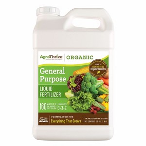 AgroThrive Organic Everything that Grows 3-3-2 General Purpose Fertilizer 2.5 gal - 1 of 1