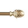EXCLUSIVE HOME Acorn 1" Curtain Rod and Coordinating Finial Set - 2 of 3