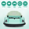 Kids Ride on Bumper Car, 12V Battery Powered Bumper Car with Remote Control, Electric Bumping Toy with 360 Degree Spin, Music, LED - 2 of 4